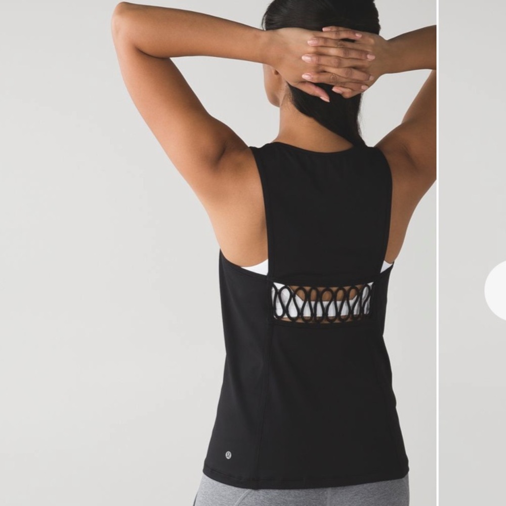 Lululemon Sweaty Or Not Tank Black Size 4‎